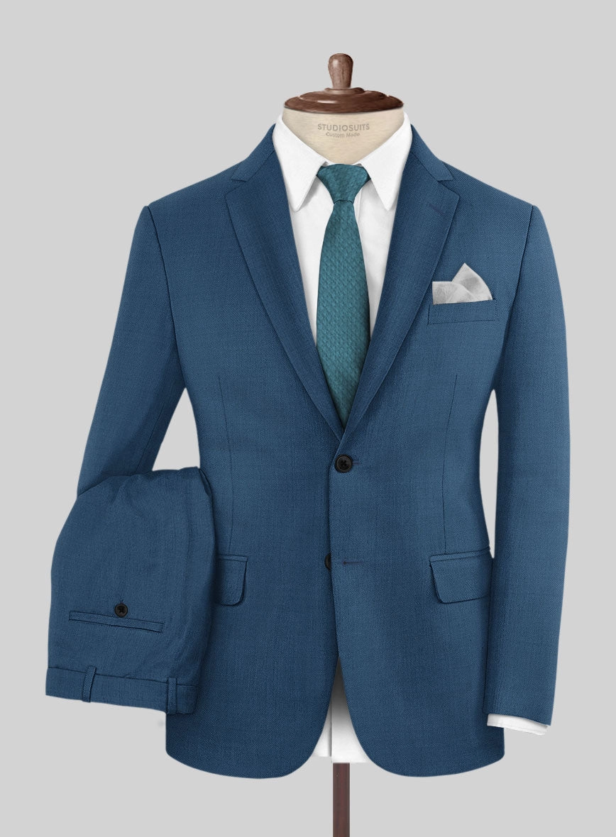 Napolean Casa Blue Wool Suit