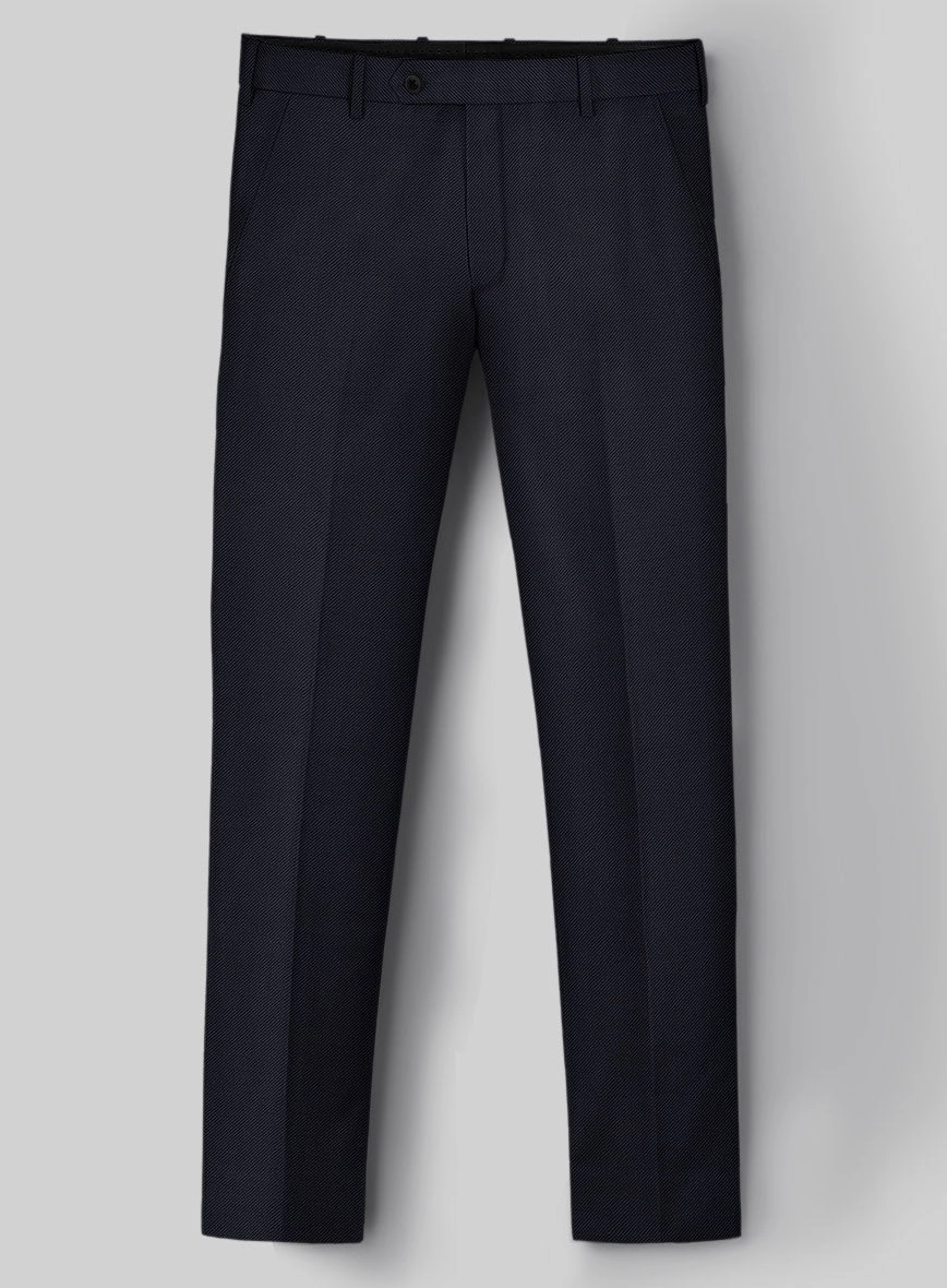 Napolean Cavalry Twill Blue Wool Suit