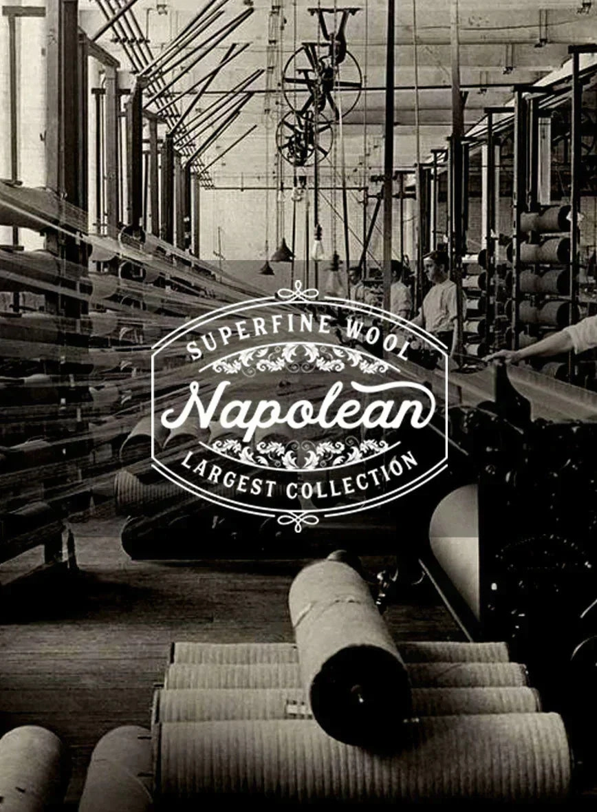 Napolean Dark Blue Glen Suit