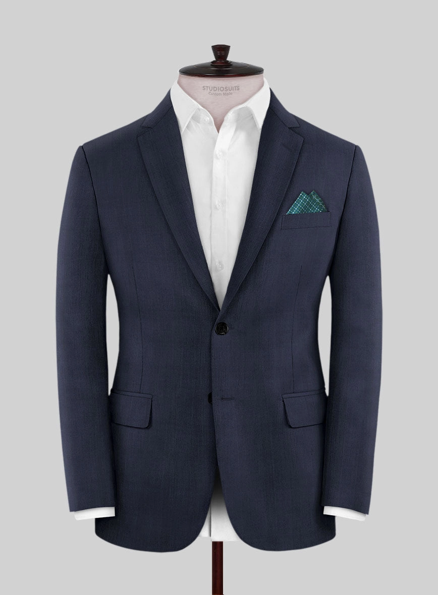 Napolean Dark Blue Glen Suit
