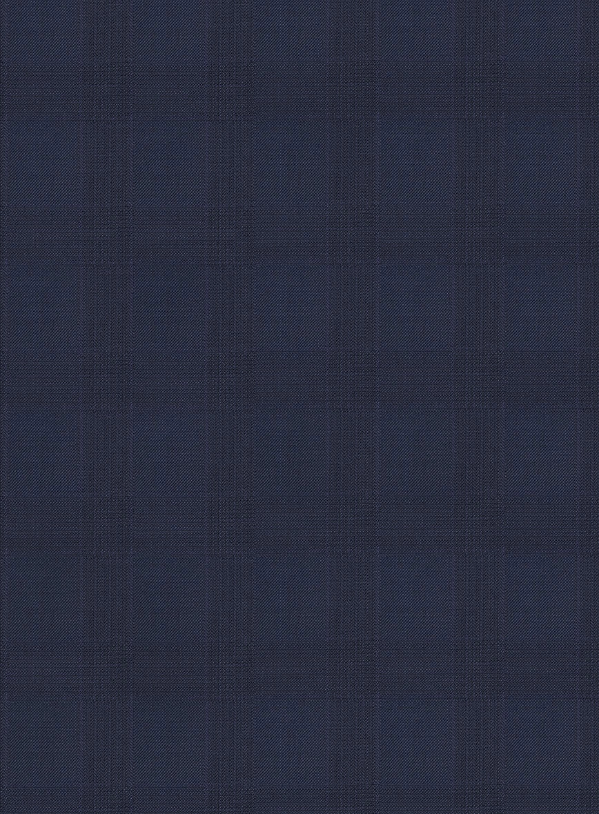 Napolean Dark Blue Glen Suit