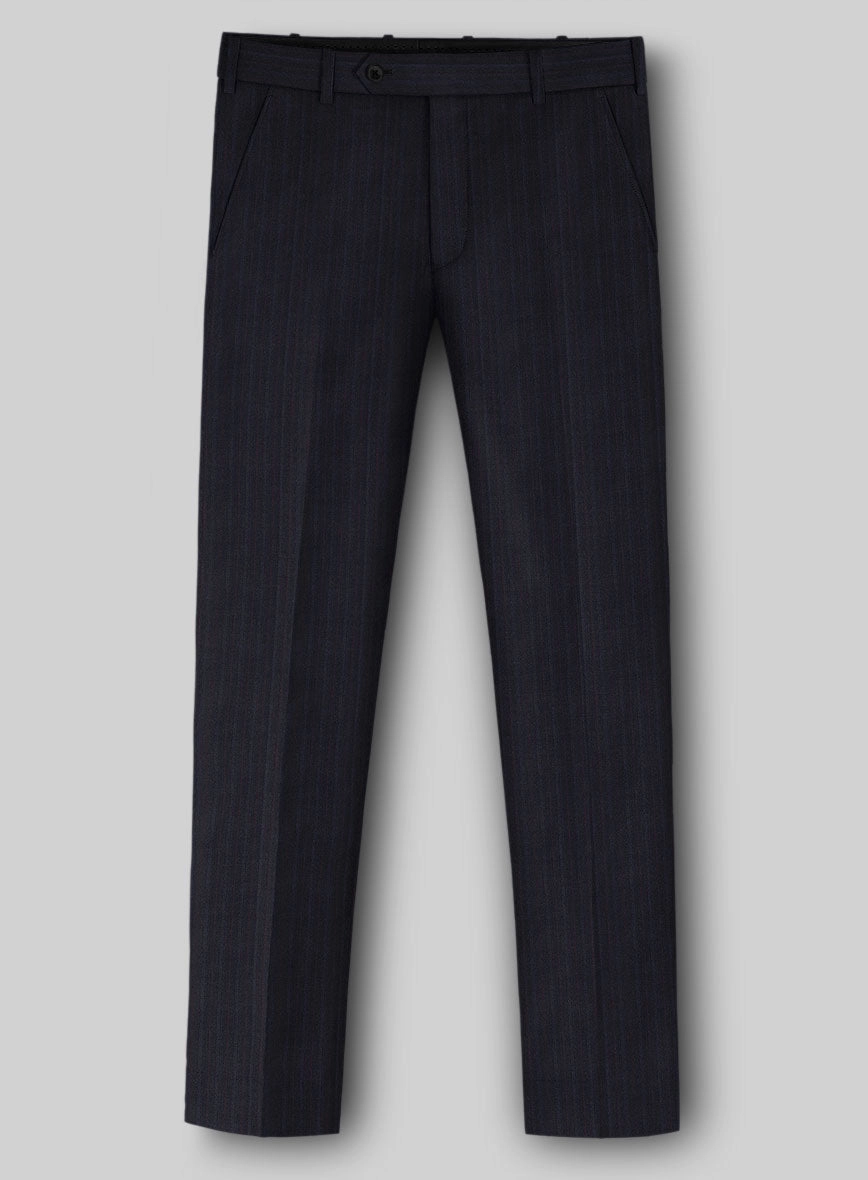 Napolean Elias Stripe Navy Wool Suit