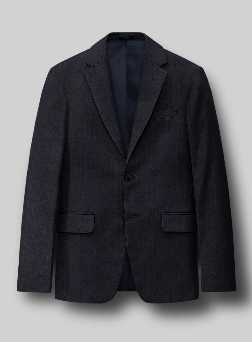 Napolean Elias Stripe Navy Wool Suit