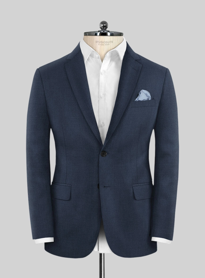 Napolean Ink Blue Wool Suit