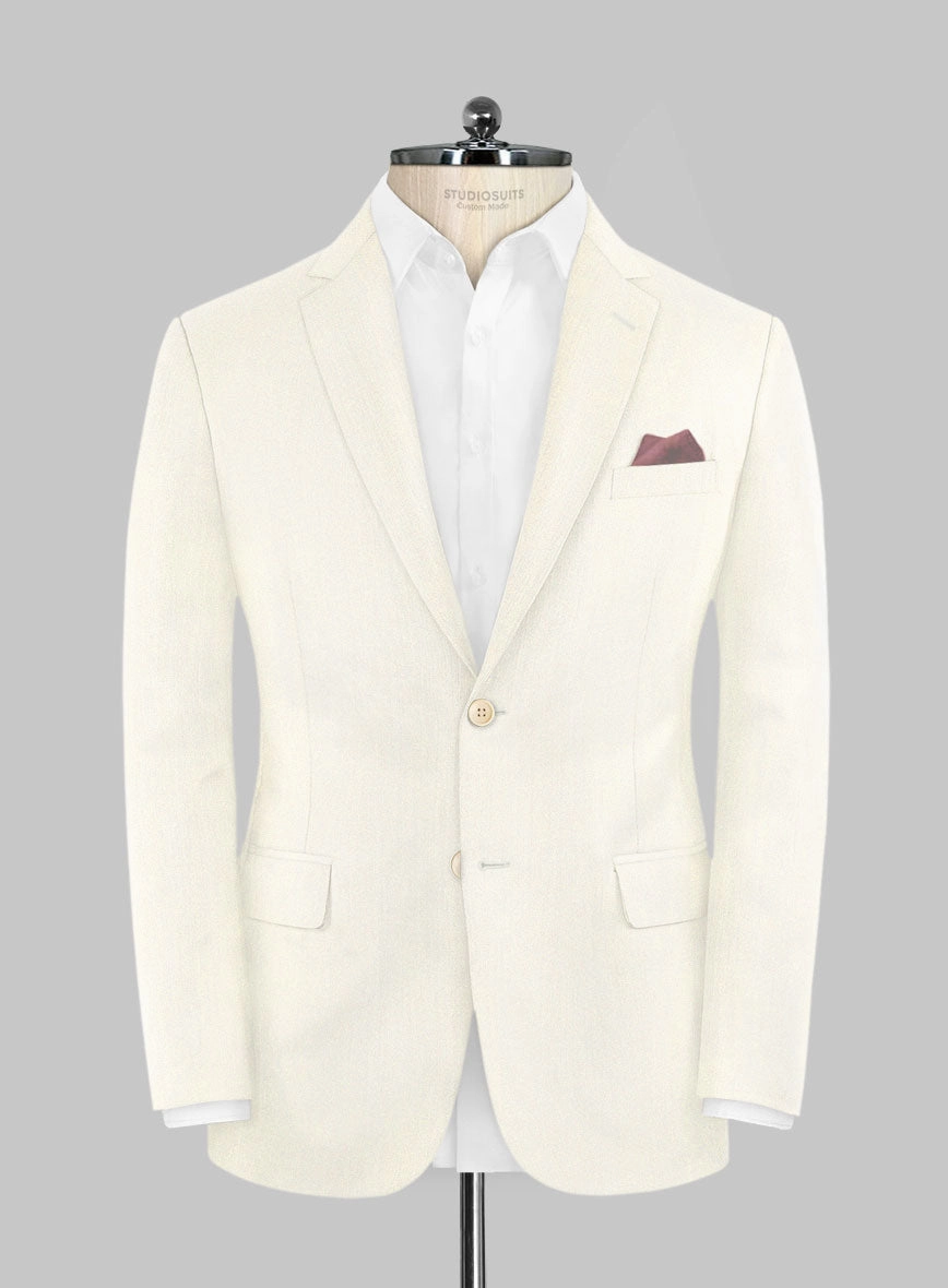 Napolean Ivory Wool Suit