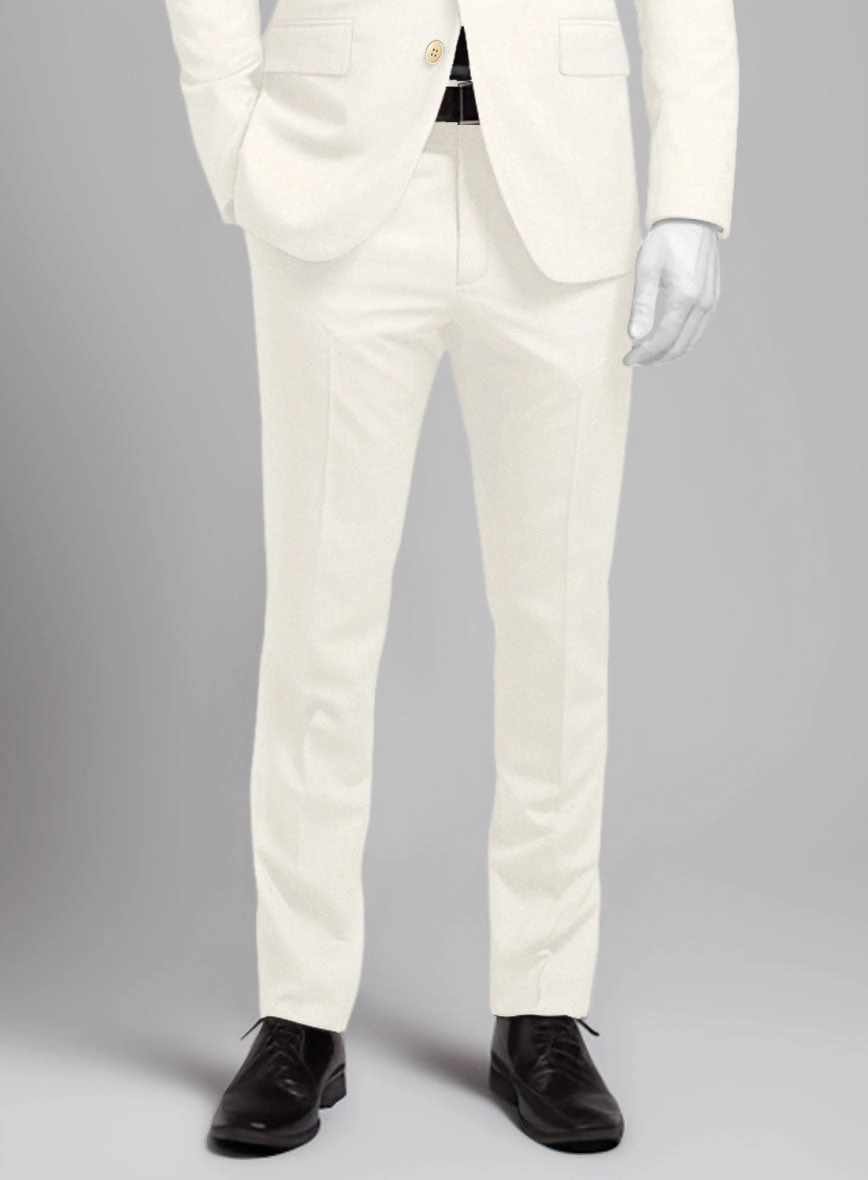 Napolean Ivory Wool Suit