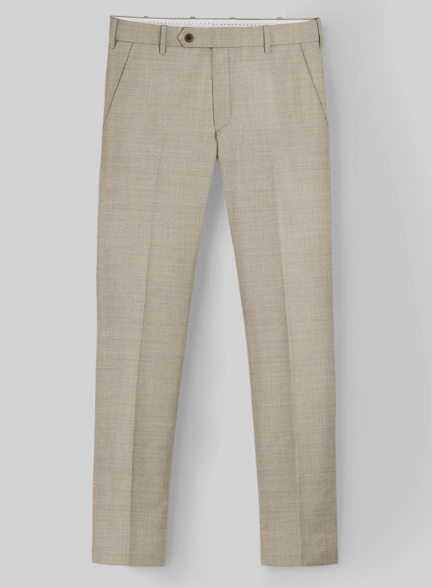 Napolean Melange Khaki Wool Suit