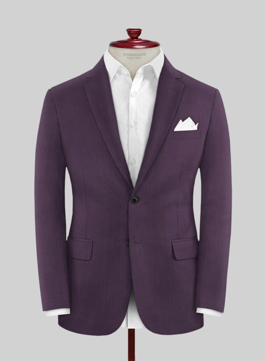 Napolean Purple Wool Suit