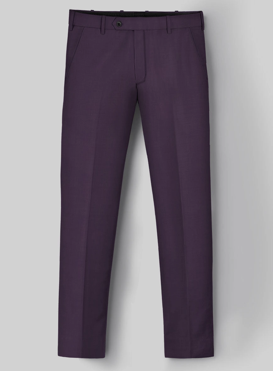 Napolean Purple Wool Suit