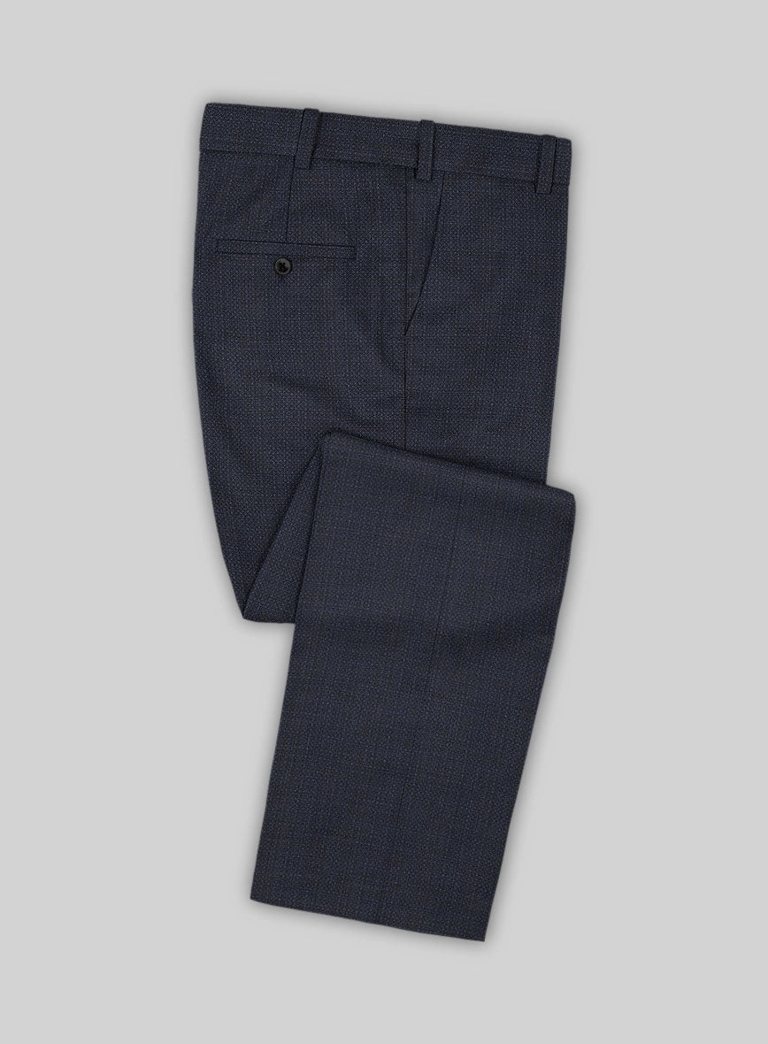 Napolean Retro Navy Wool Suit