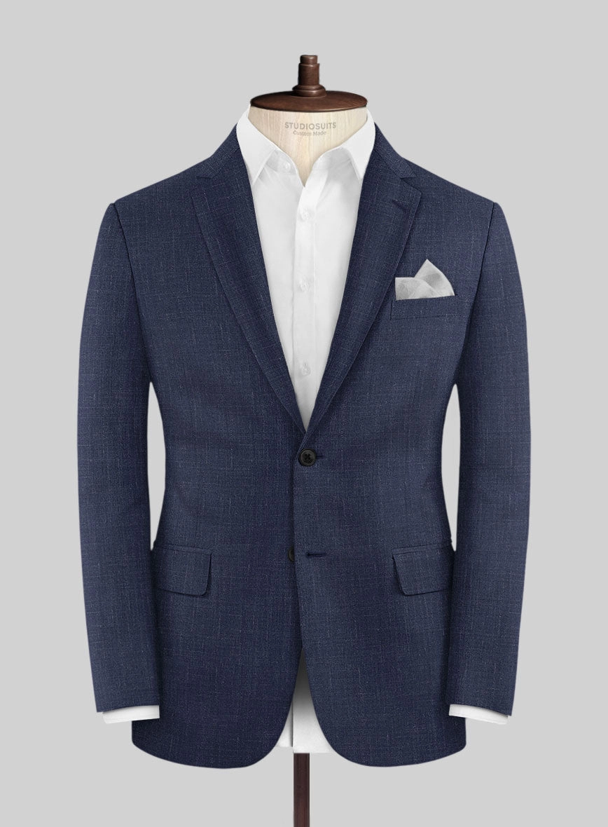 Napolean Ricci Brandy Blue Wool Suit