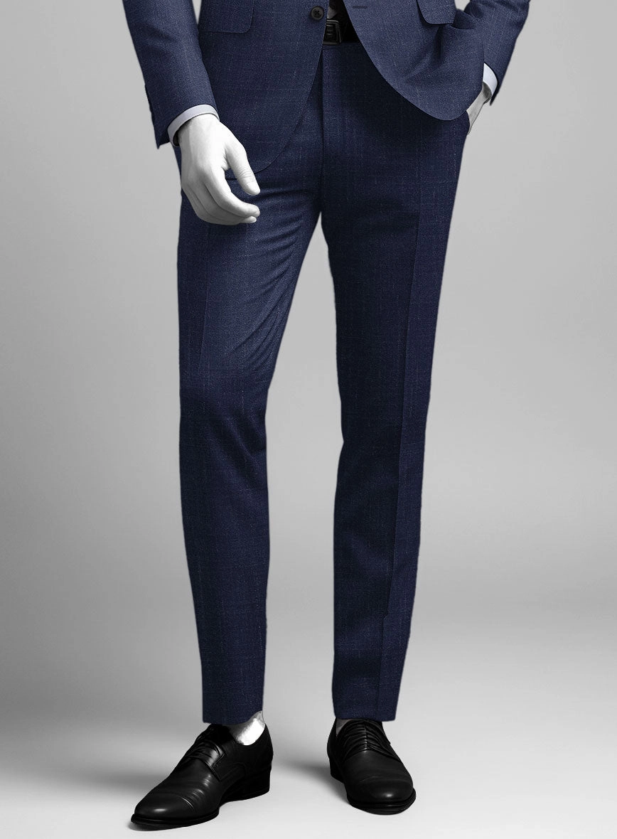 Napolean Ricci Brandy Blue Wool Suit