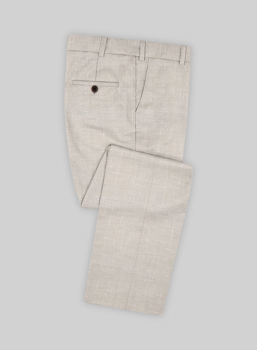 Napolean Ricci Muted Beige Wool Suit