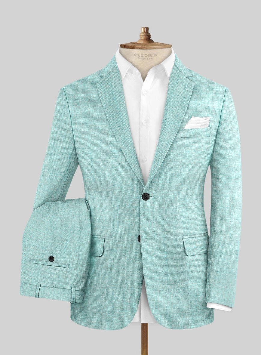 Napolean Spring Blue Wool Suit