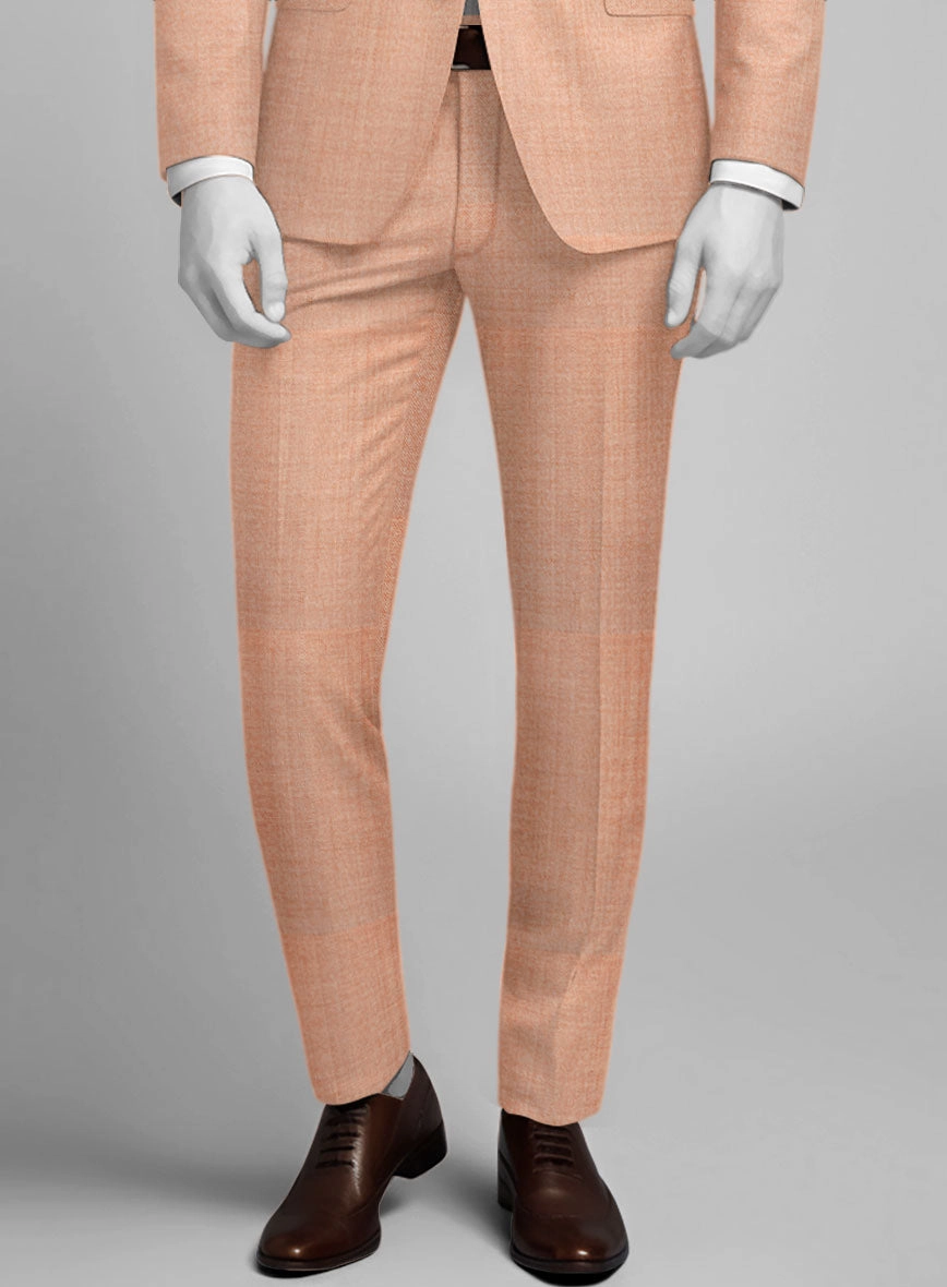 Napolean Spring Salmon Pink Wool Suit