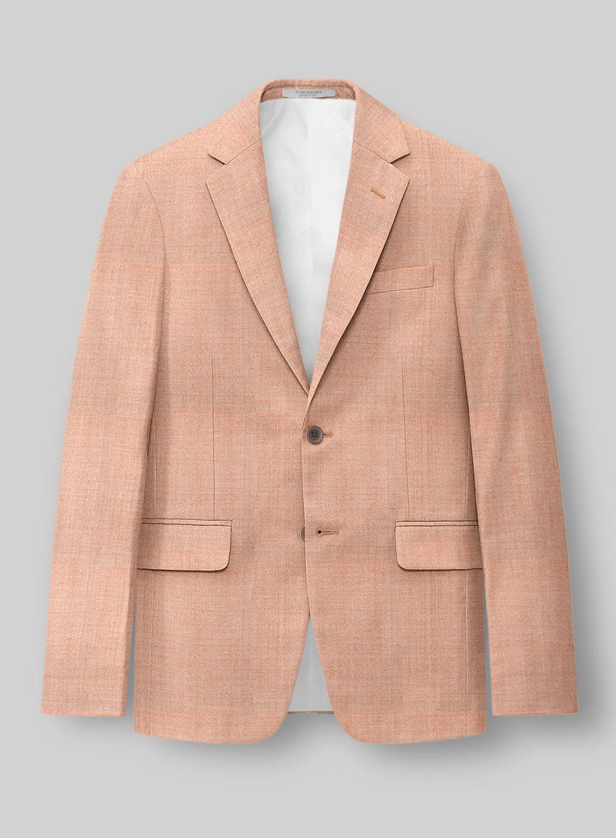 Napolean Spring Salmon Pink Wool Suit