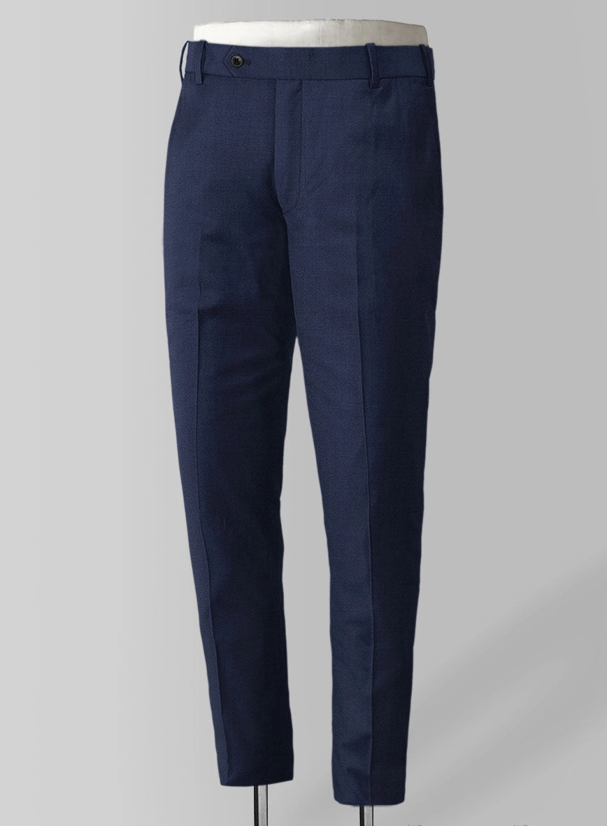 Napolean Stretch Blue Wool Suit