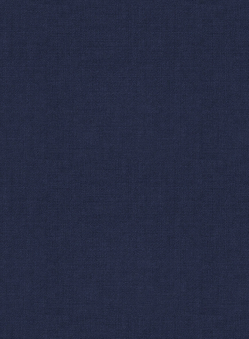 Napolean Stretch Blue Wool Suit