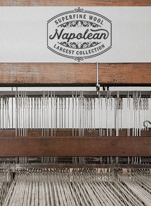 Napolean Stretch Dark Gray Wool Suit