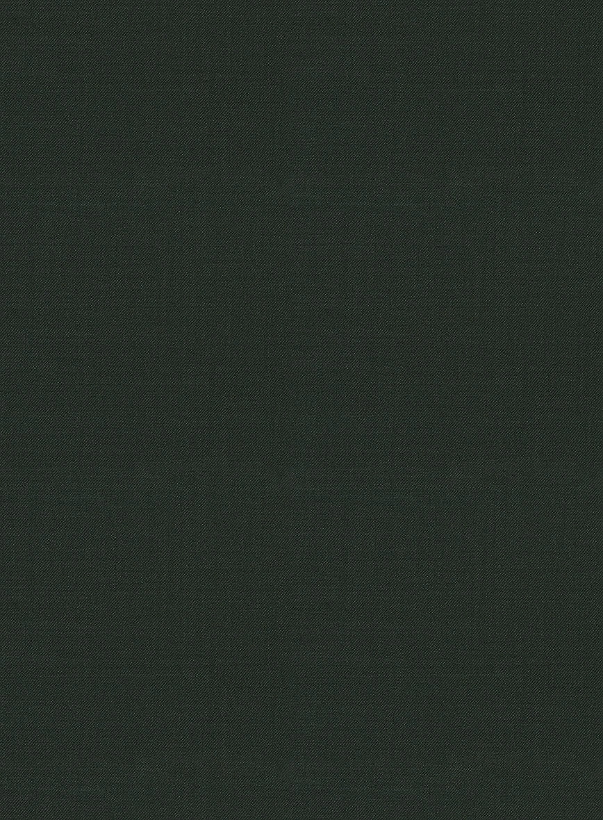Napolean Stretch Dark Green Wool Suit