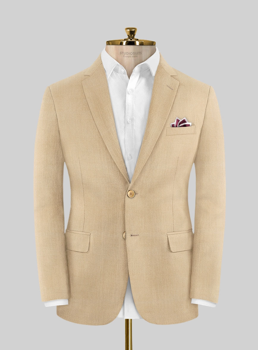 Napolean Stretch Khaki Wool Suit