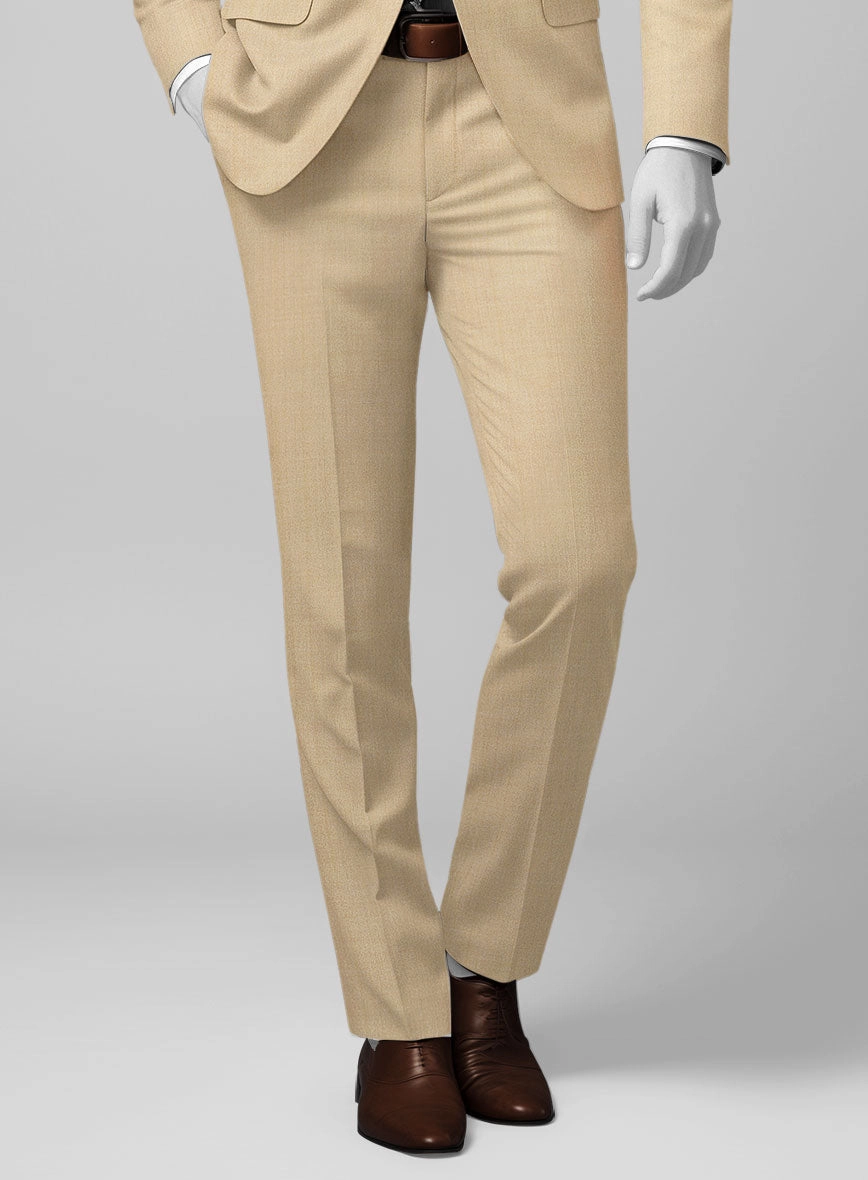 Napolean Stretch Khaki Wool Suit