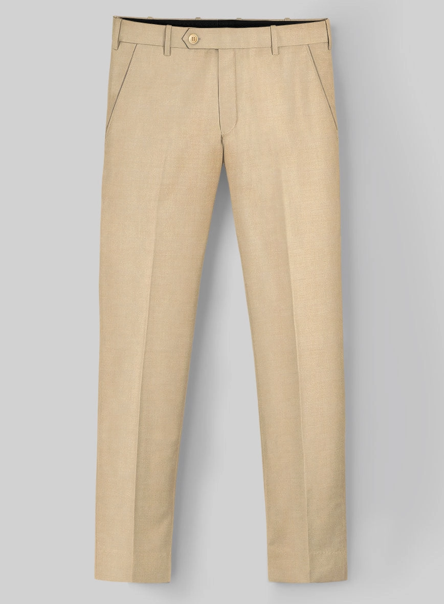 Napolean Stretch Khaki Wool Suit