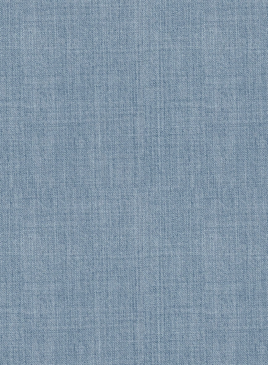 Napolean Stretch Light Blue Wool Suit