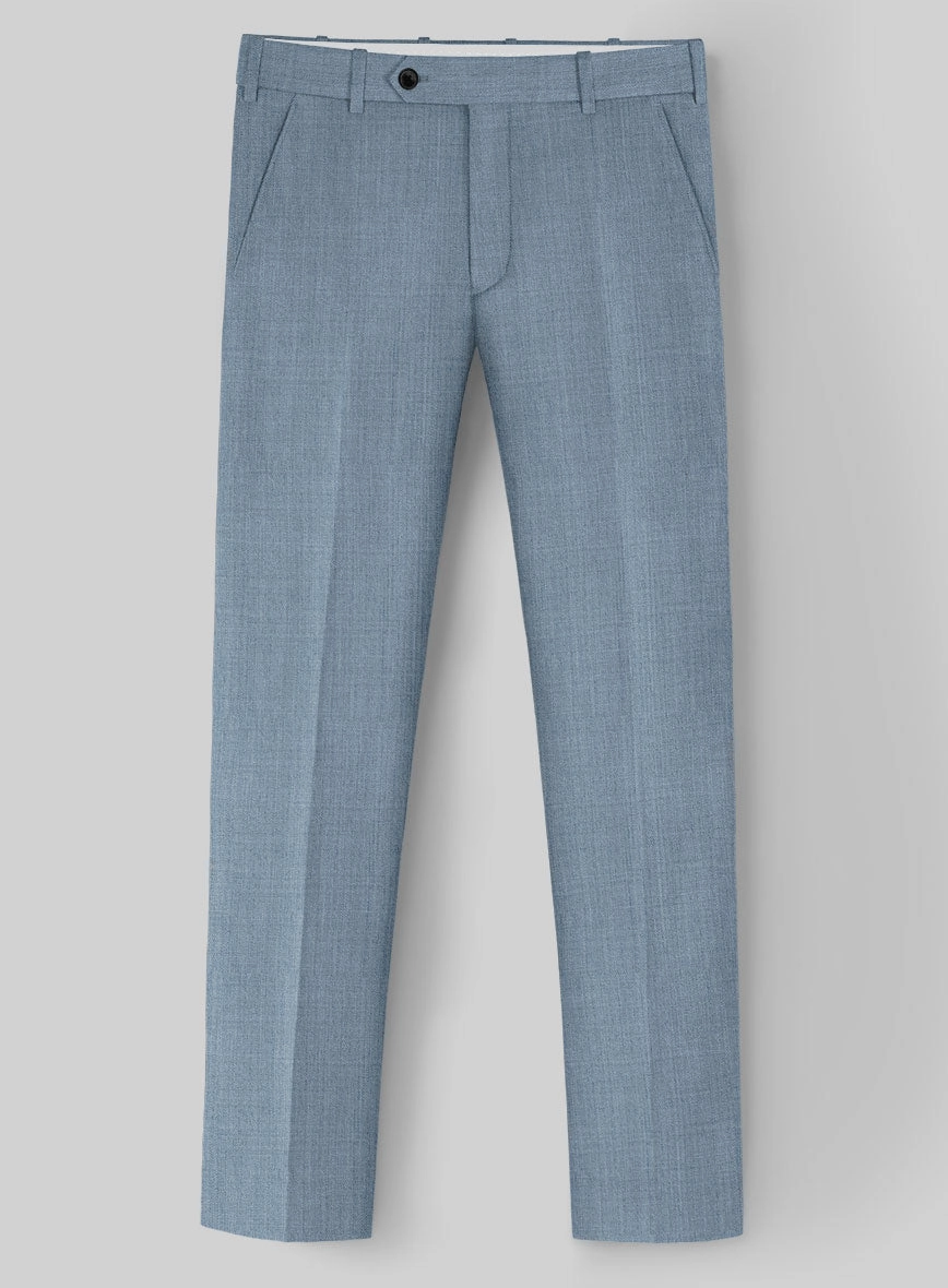 Napolean Stretch Light Blue Wool Suit