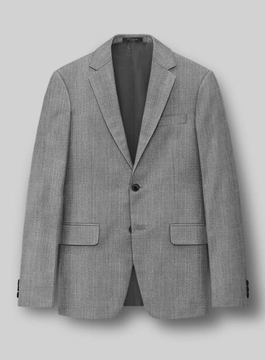 Napolean Stretch Mid Gray Wool Suit