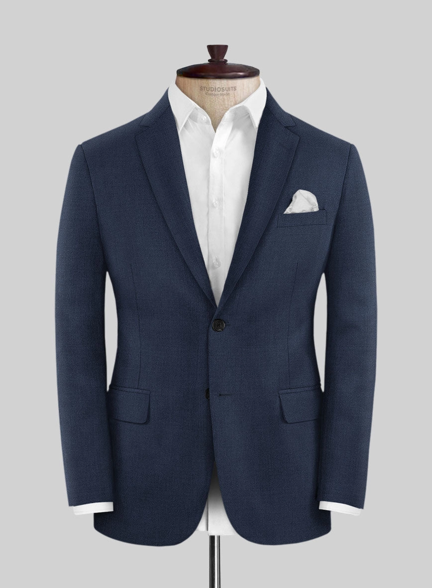 Napolean Stretch Royal Blue Wool Suit