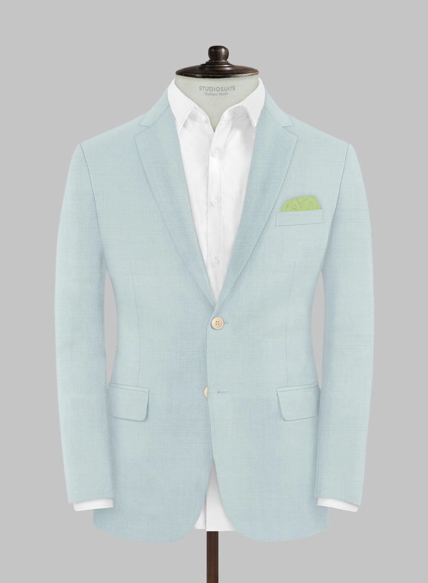 Napolean Wool Baby Blue Suit
