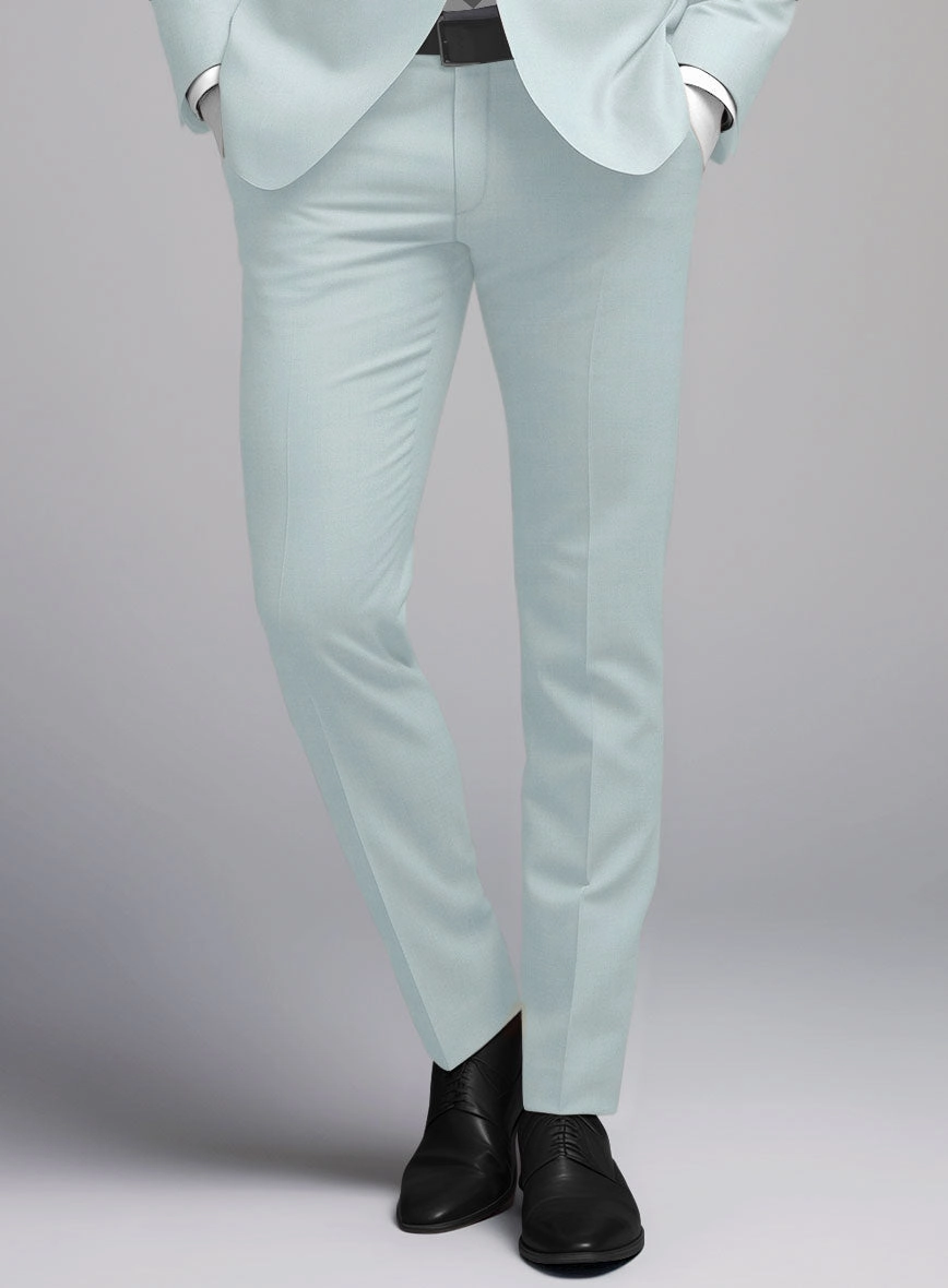 Napolean Wool Baby Blue Suit