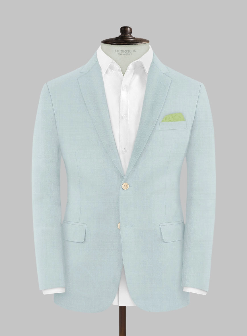 Napolean Wool Baby Blue Suit