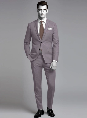 Napolean Wool Lavender Suit