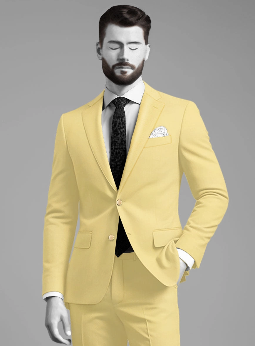 Napolean Yellow Wool Suit