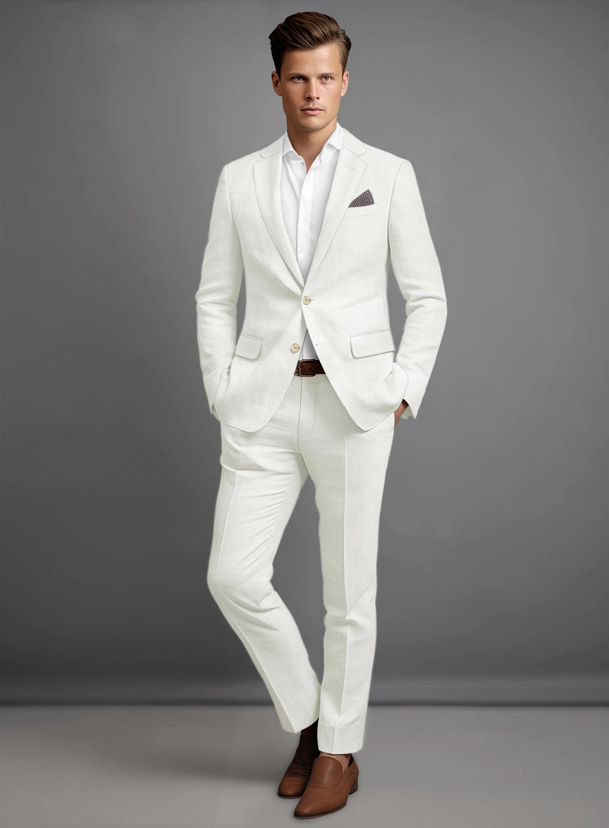 Natural Linen Suit