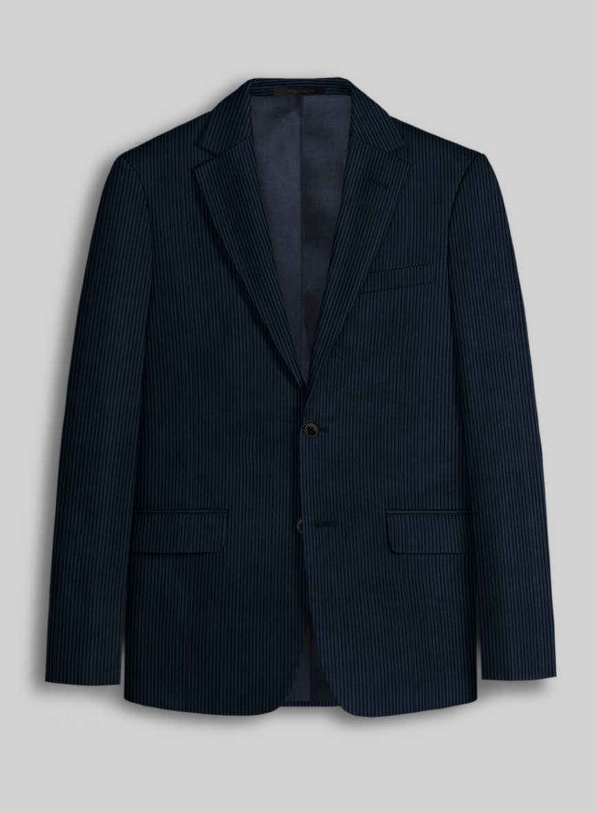 Navy Blue Corduroy Suit