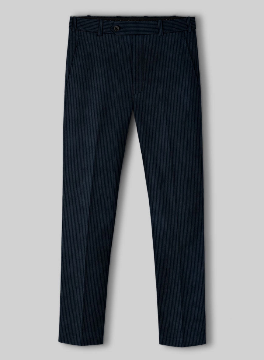 Navy Blue Corduroy Suit