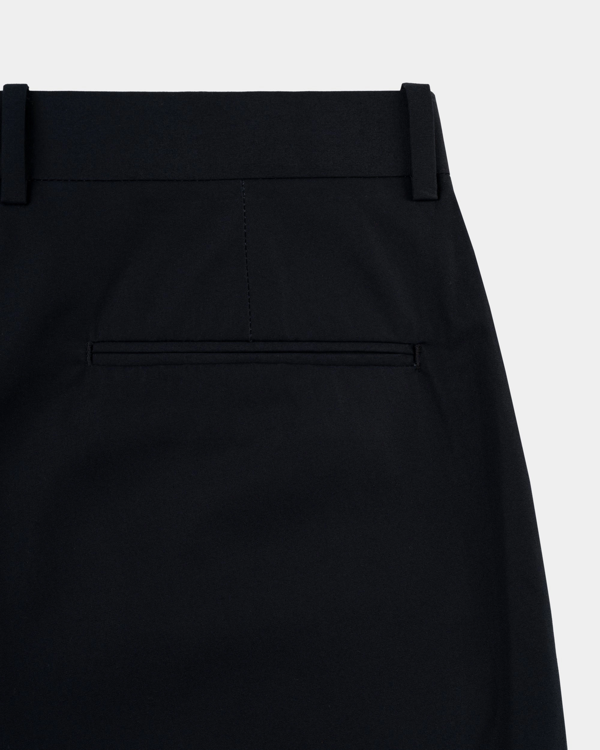 NAVY COTTON POPLIN SUIT