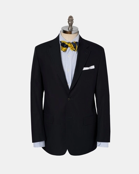 NAVY COTTON POPLIN SUIT