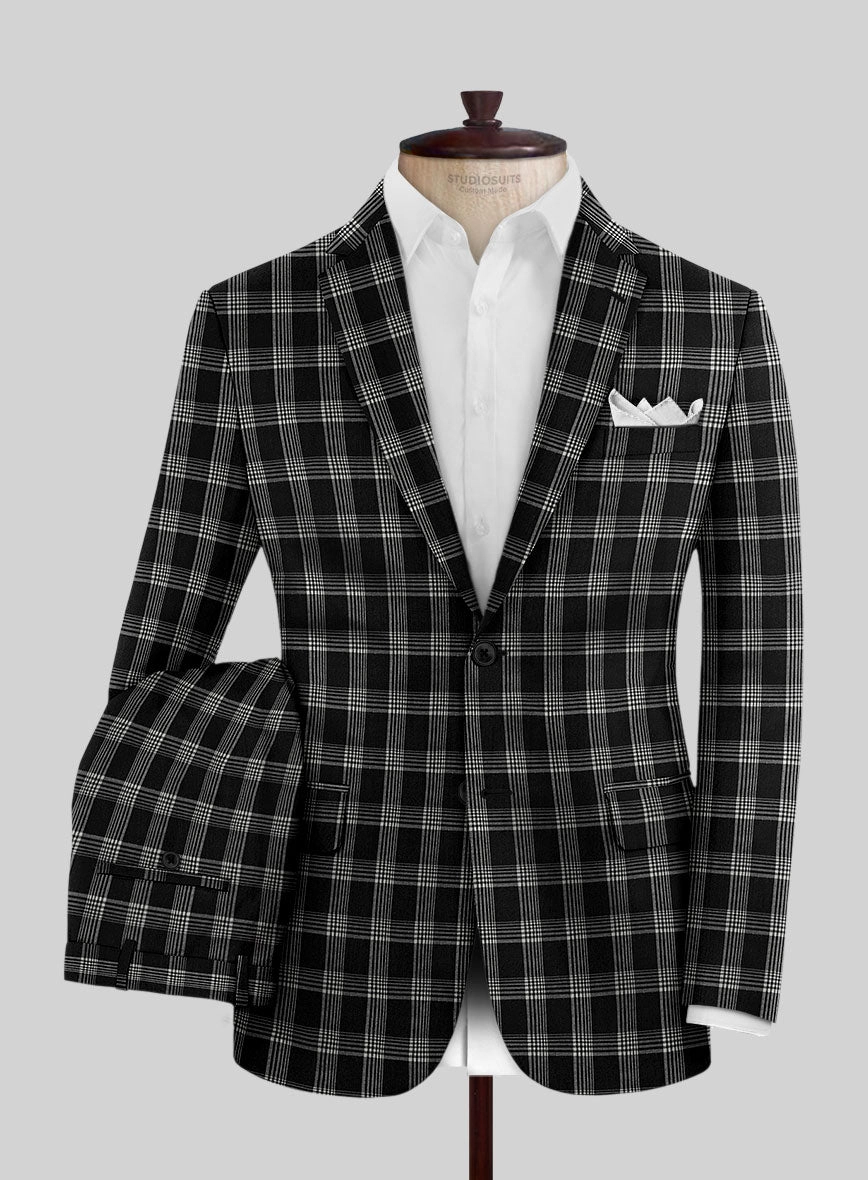 Noble Amalia Black Wool Suit