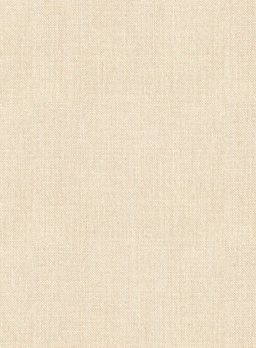 Noble Beige Wool Silk Linen Suit