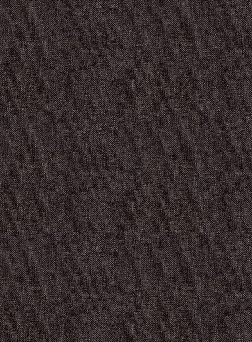 Noble Coffee Brown Wool Silk Linen Suit