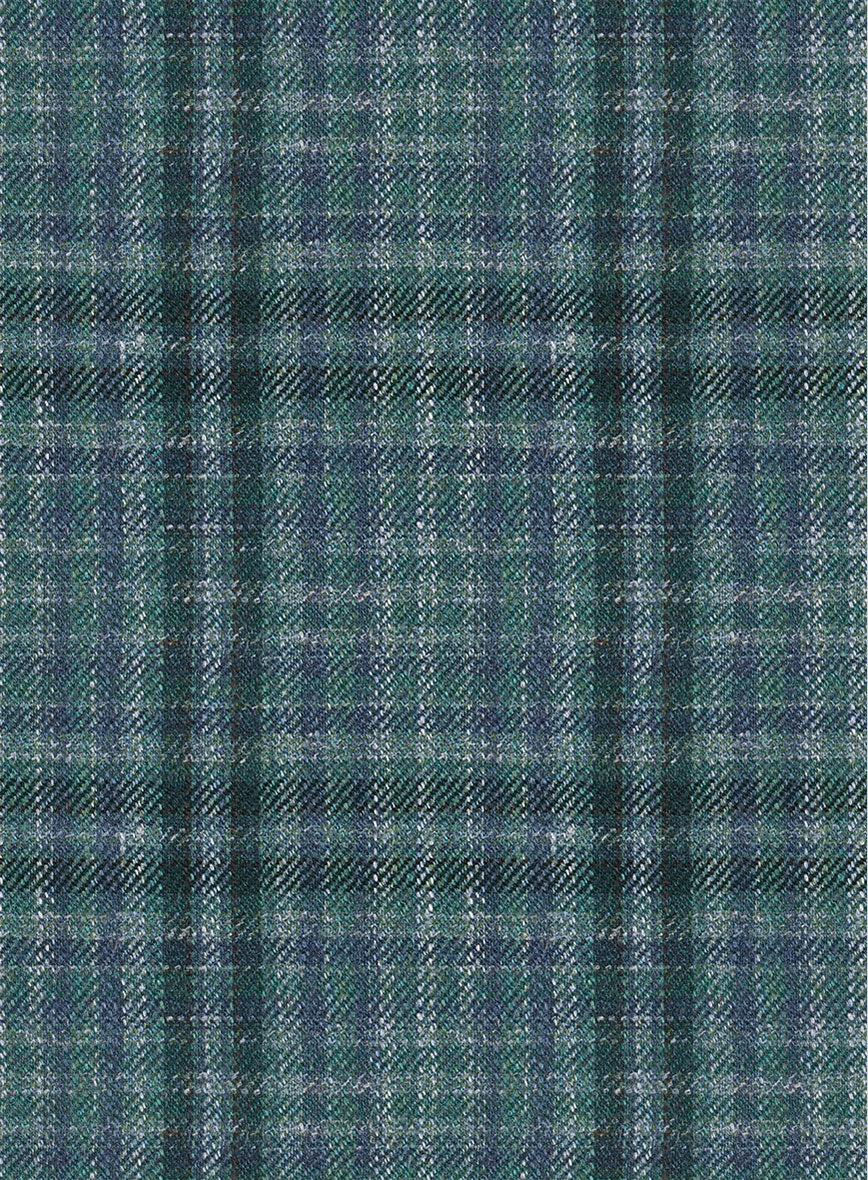 Noble Lucinda Check Wool Silk Linen Suit