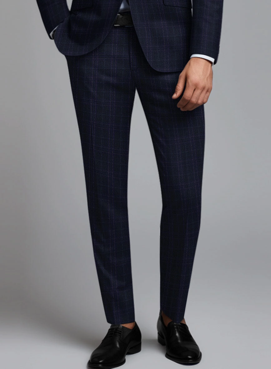 Noble Maddalena Blue Wool Suit