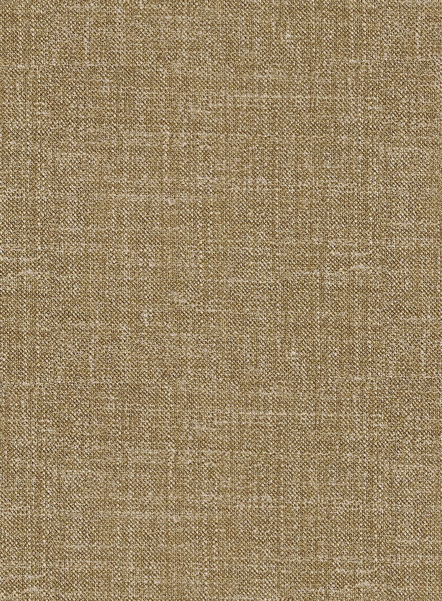 Noble Maple Khaki Wool Silk Linen Suit