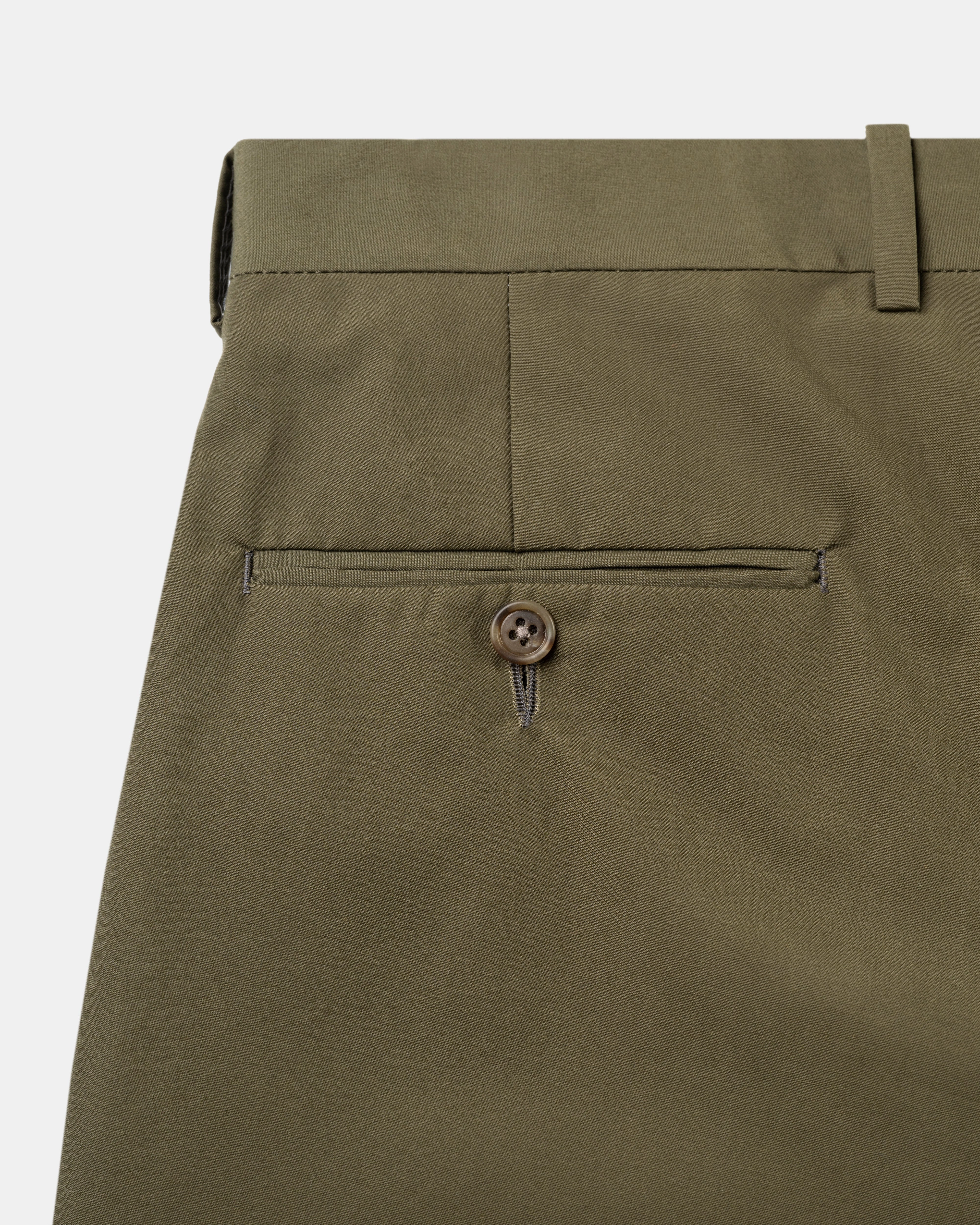 OLIVE COTTON POPLIN SUIT