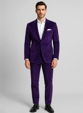 Purple Velvet Suit