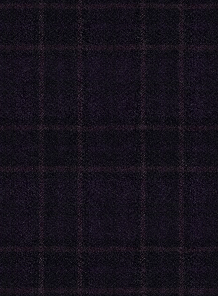 Reda Eralto Purple Checks Wool Suit